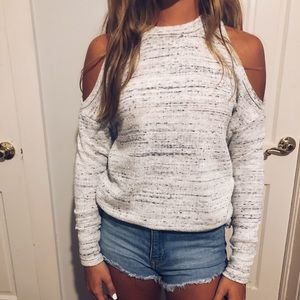 Socialite Sweater with Shoulder cutouts